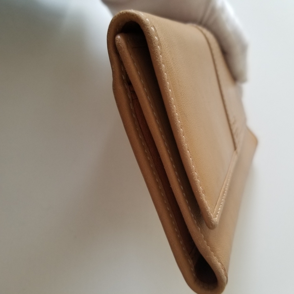 Vintage Coach Legacy Leather Tri-Fold Wallet Signature C Lining - Picture 16 of 16